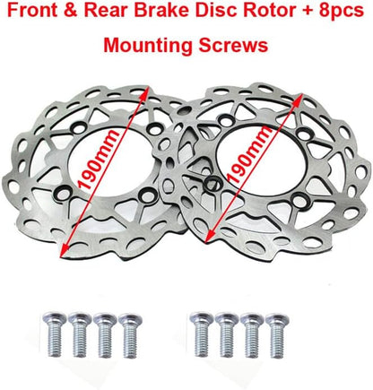 ya 13 9.15 baidi 190mm Front Rear Brake Disc Rotor For 110cc 125cc 150cc Dirt Pit Bike CRF50 SSR