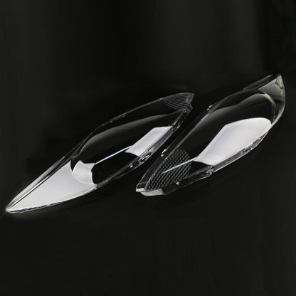 ya 4 8.10 Pair Headlight Headlamp Clear Lens Shell Cover Lenses for Ford Fiesta 2009-2012