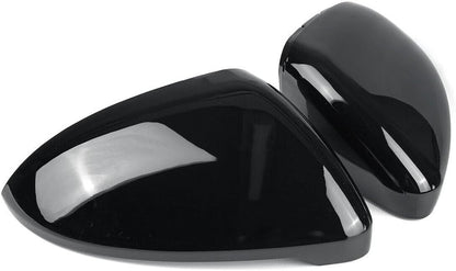 ya 11 9.14 baidi2PCS Gloss Black Side Rear view Mirror Covers Caps Fit for VW for Golf GTI MK7 7.5