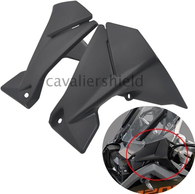 ya 23 10.7 baidi Pair Black Side Cockpit Panel Fairing Cover for BMW R1200GS LC Adventure 2014-17