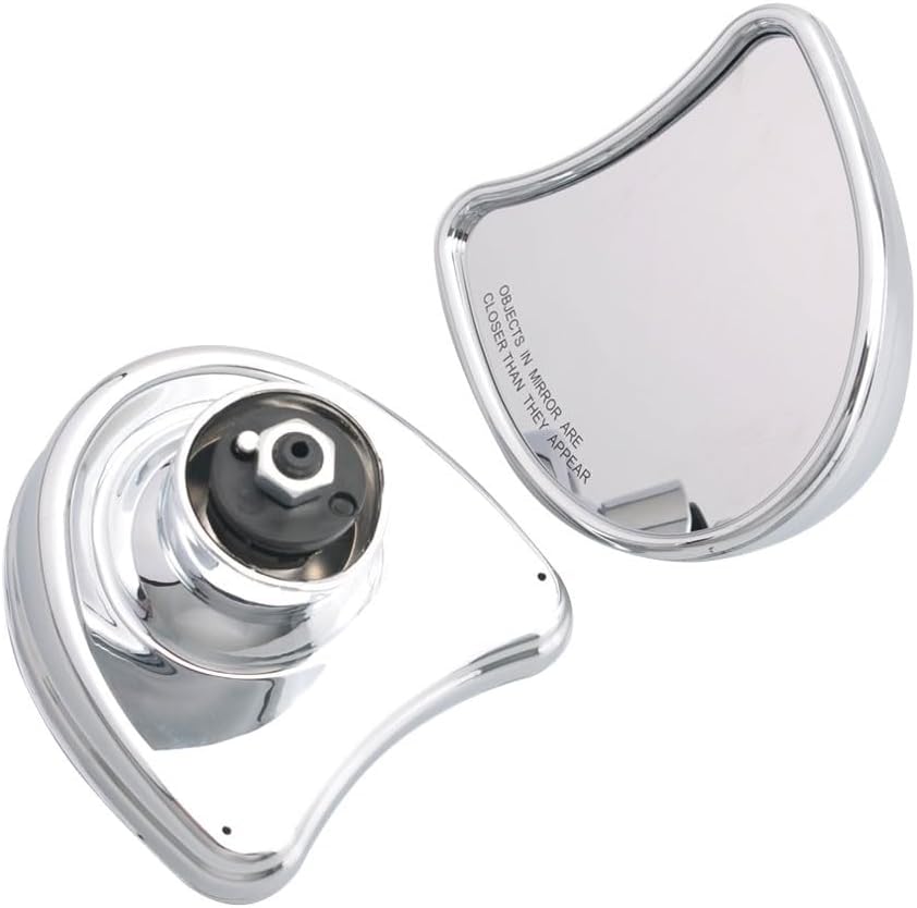 ya 13 9.15 baidi 2X Batwing Inner Fairing Mount Side Rear Mirrors Chrome for Harley Touring 96-13