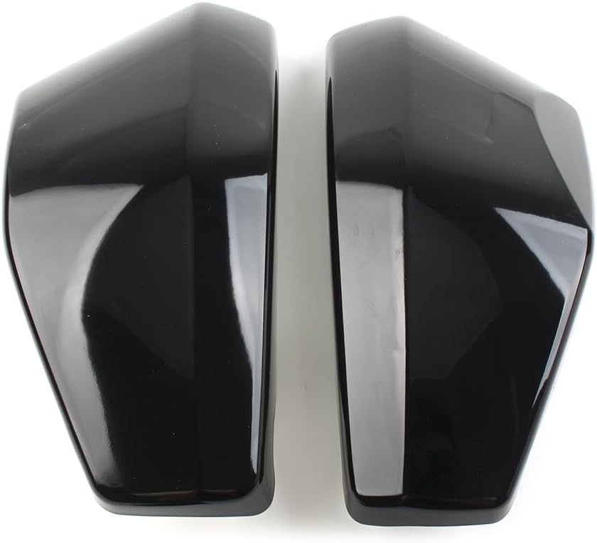 ya 23 10.7 baidi Battery Left & Right Side Covers Black ABS Plastic for Honda VTX1300 2003-2009