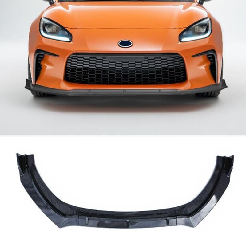 ya 2 8.15 Front Bumper Lip Splitter Spoiler for Toyota GR86 2022-2024 Carbon Fiber Look
