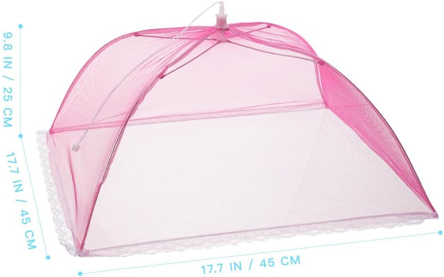 ya 14 9.20 baidi 6Pcs Collapsible Food Cover Tent for Food Cover 17 Inch Dining Picnic Use-1