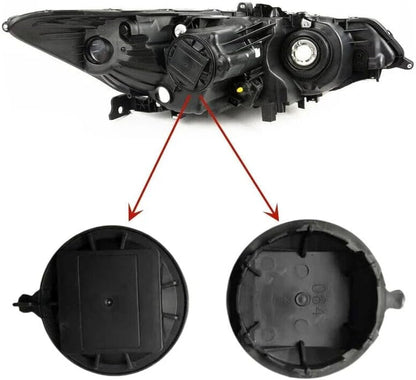 ya 14 9.20 zhengce 2pcs Headlight Back Cover Bulb Dust Cover for Honda for Accord Europe Spiri-1
