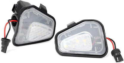 ya 4 8.8 2xLED Side Mirror Puddle Light Bug Free Fits for VW for VW EOS Passat B7 CC