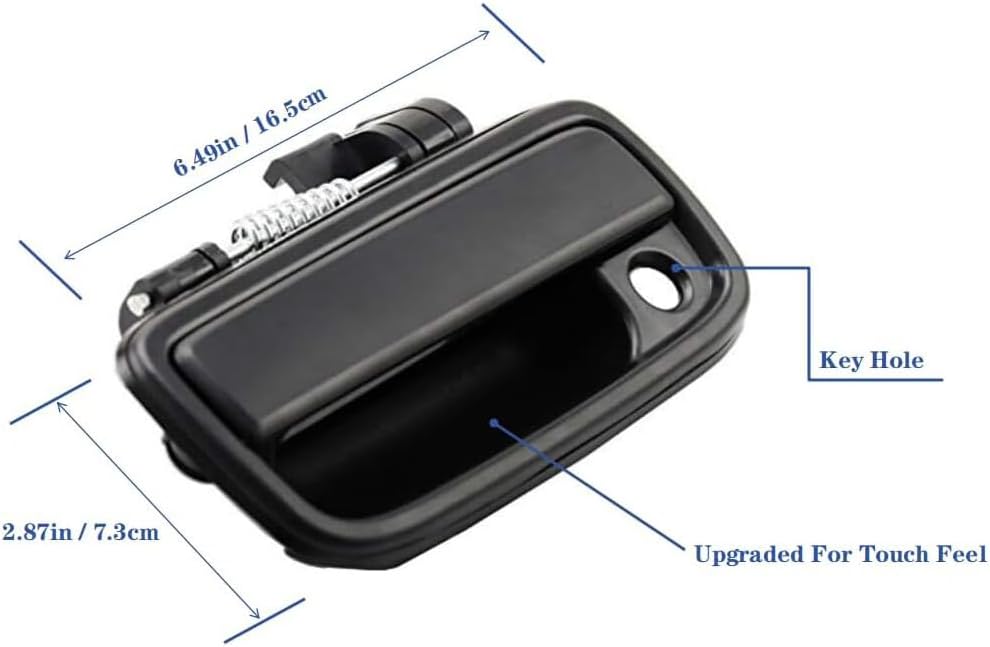 ya 10 9.16 baidi 1 Pair of Front Exterior Door Handles for 1995-2004 for Toyota Tacoma 6921035020-