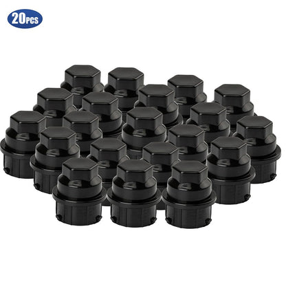 ya 10 9.16 baidi Set of 20 9593028 Wheel Nut Cover Replaces for Buick for Chevy for GMC for Pontiac Black New