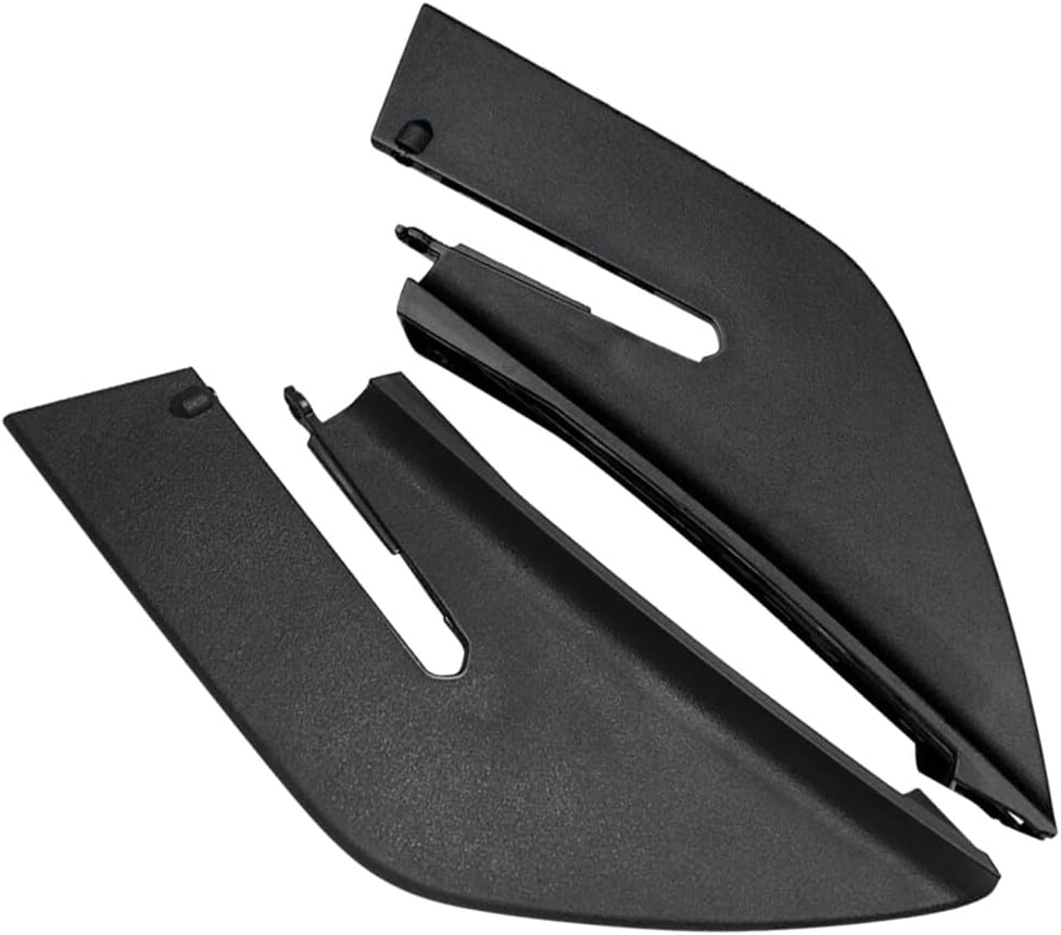 ya 6 8.14 2Pcs Black Rear Bumper Spoiler Fin Replacement 82548200 For California 2009-2014