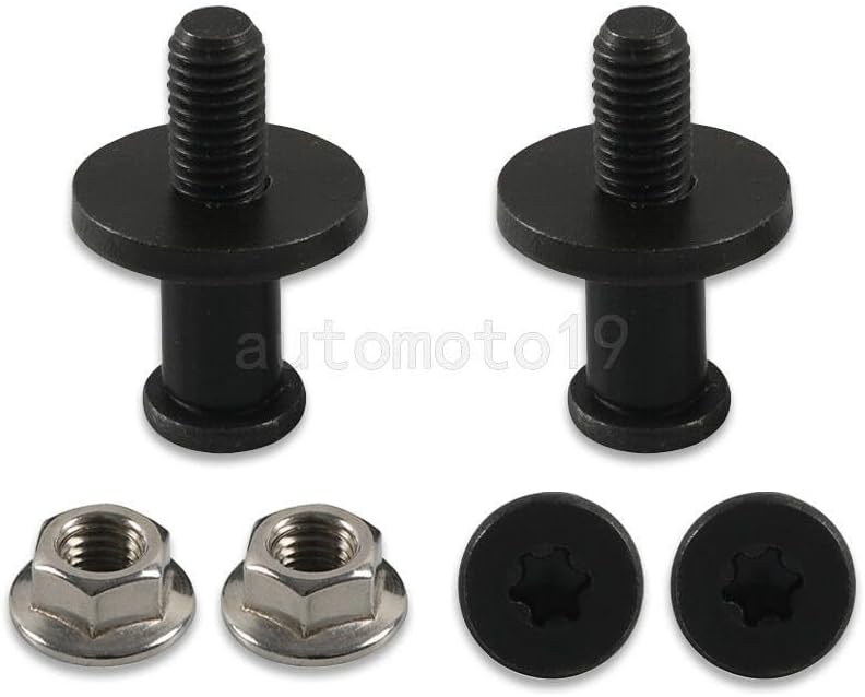 ya 10 9.16 baidi Tail Gate Tailgate Latch Striker Bolts 2X for 1999-06 for Chevy for Silverado for GMC for Sierra