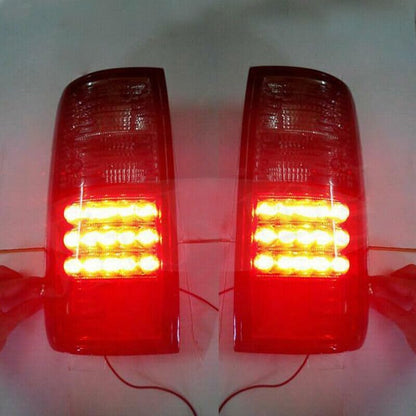 ya 10 9.16 zhengce Red/Smoke Rear LED Tail Lights Pair For 1991-1997 for Toyota for Land Cruis