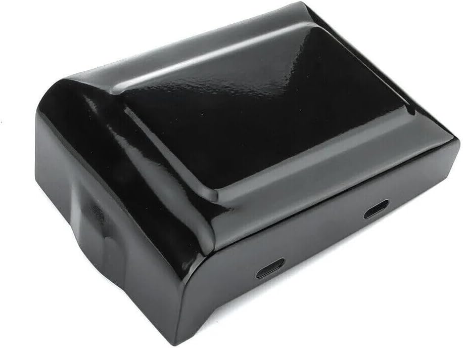 ya 23 10.7 baidi Glossy Black Right Battery Cover Fit For '12-'17 for Harley Dyna Fat Bob Wide Glide