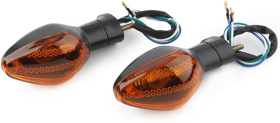 ya 11 9.14 zhengce 2x Turn Signal Indicator Amber Light Fits for Honda CBR600RR CBR1000RR CB60