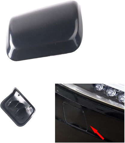 ya 9 10.24 Front Left Headlight Washer Nozzle Cover Black Fits for Volvo XC90 2003-2006