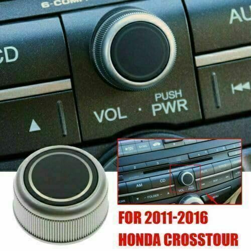 ya 4 8.8 Radio Volume Knob Rotary Push Button Switch for Honda for Accord 2008-2013 Crosstour