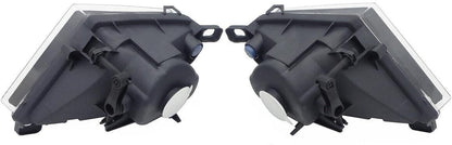 ya 7 8.24 baidi 1Pair Front Bumper Clear Fog Lights Driving Lamps for BMW 5SERIES E60 2008-2010