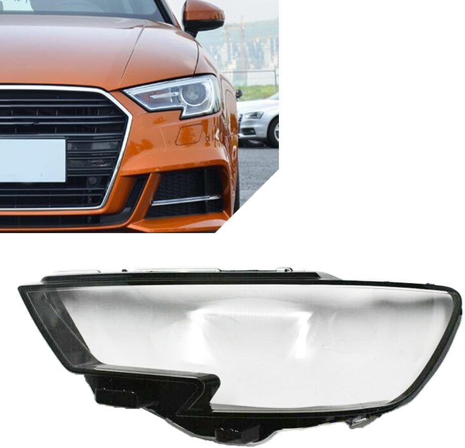 ya 7 8.24 baidi Left Auto Shell Clear Lampshade Headlight Lens Cover for Audi A3 2017-2020 2019