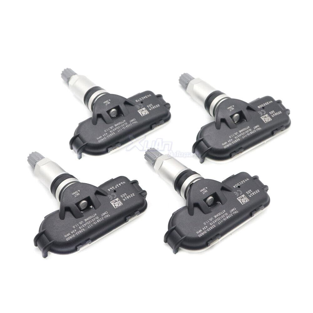 ya 2 8.15 for Hyundai Azera 2015-2017 4X TPMS Tire Pressure Sensors 52933-3V600 529333V600
