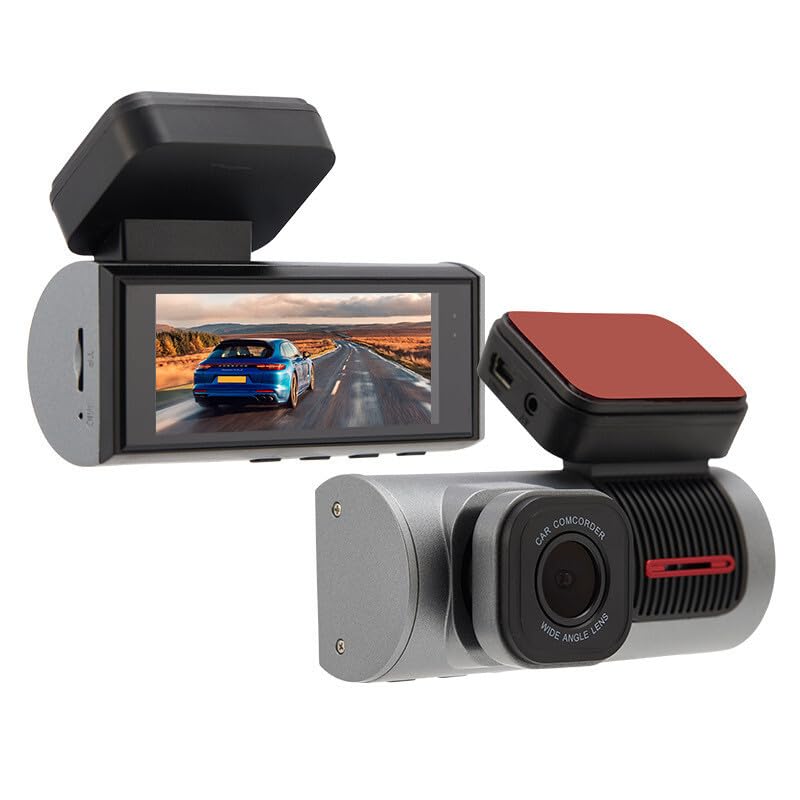ya 6 8.24 baidi Car DVR Dual Len Dash Cam Camera Front Rear Video Recorder Night Vision G-Sensor