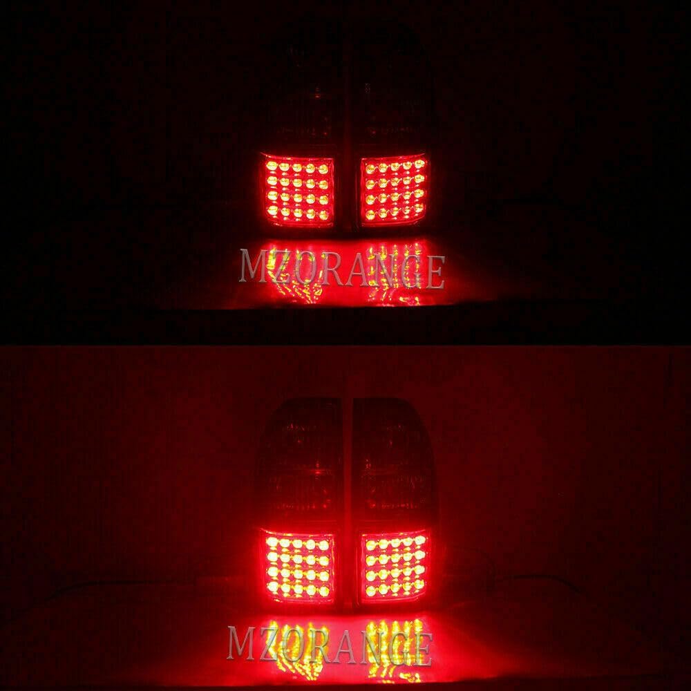 ya 7 8.24 baidi for Toyota Prado LC90 FJ80 1998-2002 Smoky LED Brake Tail Rear Light Replace 2x
