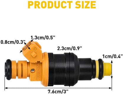 ya 10 9.16 baidi 8pcs Upgrade Fuel Injectors for Ford F150 F250 F350 4.6L/5.0L/5.4L 0280150718