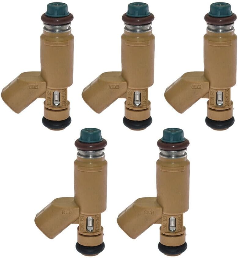 ya 10 9.16 baidi 5PCS Fuel Injectors 8627815 for Volvo C30 S40 V50 2.5L L5 2004-2010 FJ1118 US