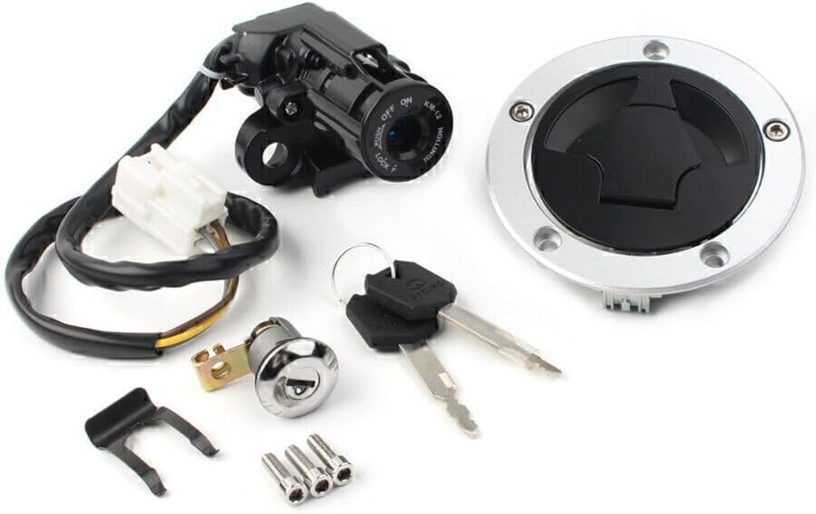 ya 6 8.14 for Kawasaki Z1000 Z 1000 10-16 1x Fuel Gas Cap Ignition Switch for SEAT Lock Keys