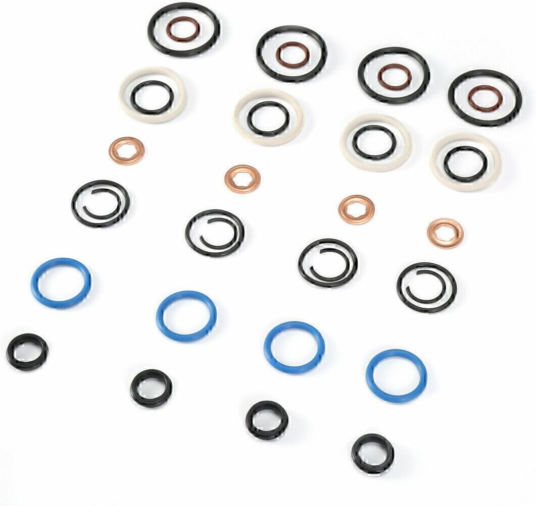 ya 10 9.16 baidi Fits for Ford 6.0L 2003-2010 Oil Rail Leak Repair Kit Tool O-rings & Injector Seal*