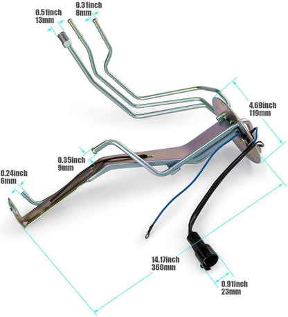 ya 4 8.8.2 Fuel Pump Mount Hanger Bracket 23206-35101 for Toyota Pickup 2.4L 3.0L 1989-1995