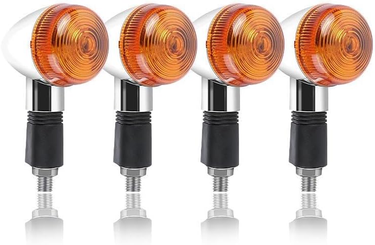 ya 2 8.15 4PCS Amber Turn Signal Lights for Kawasaki Vulcan VN 1500 1600 1700 2000 800 900
