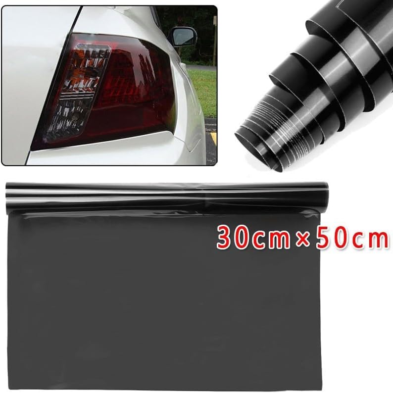 ya 13 9.15 baidi 30x50cm Light Smoke Black Tint Film Headlights Tail Lamp Cars Vinyl Wrap New