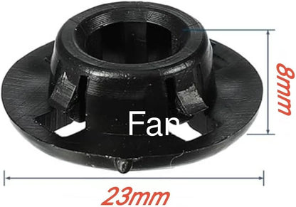 ya 4 8.8.2 Hood Support Rod Grommet + Clip for Nissan Qashqai Xterra 65722EB300 657732J000