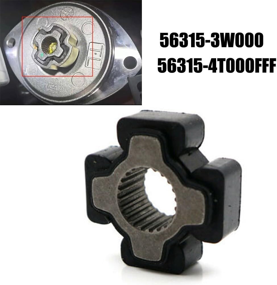 ya 2 8.15 1Pcs Steering Coupler 56315-3W000 56315-4T000 56315-4T000FFF Black