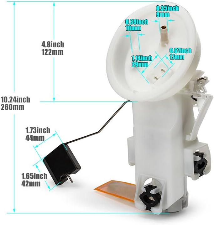 ya 4 8.8.2 16146756323 Fuel Pump Assembly for BMW Z3 E36 1996-2002 1.9L 2.0L 2.5L 2.8L 3.0L