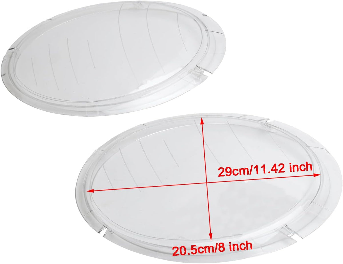 ya 10 9.16 zhengce Left +Right Headlight Lens Plastic Cover Shell 63126911701 02 for Mini Coop