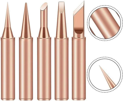 ya 28 10.13 baidi 5pcs Soldering Iron Tips Set 3C I K 2 4D B 900MT Station