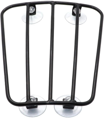 ya 4 8.10 Motorcycle Universal Suction Cup Fuel Gas Tank Parcel Rack For Harley Cafe Racer