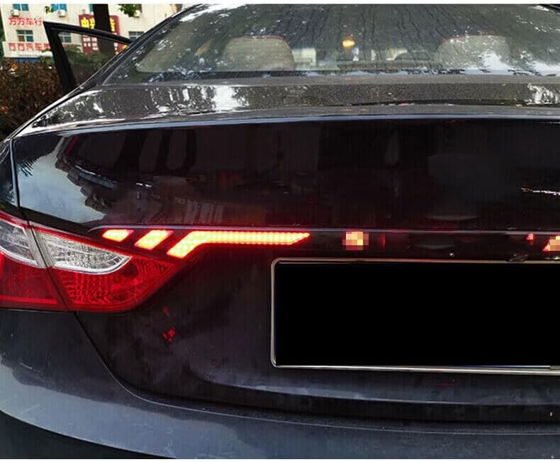 ya 7 8.24 baidi for Hyundai Sonata 12-14 LED black Rear Tail Brake Steering Light Moving Light