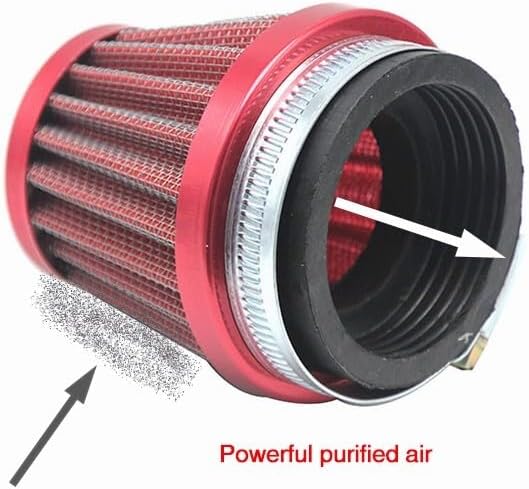 ya 4 8.8.2 45mm Carburetor Air Filter Velocity Stack for Motorcycle Carbs Black/Red/Blue 