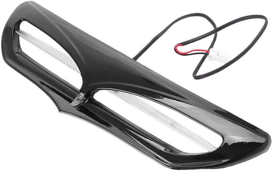 ya 6 8.14 For Harley 14-UP FLHX FLHTCU ABS Motorcycle Batwing Fairing Vent Trim LED Light