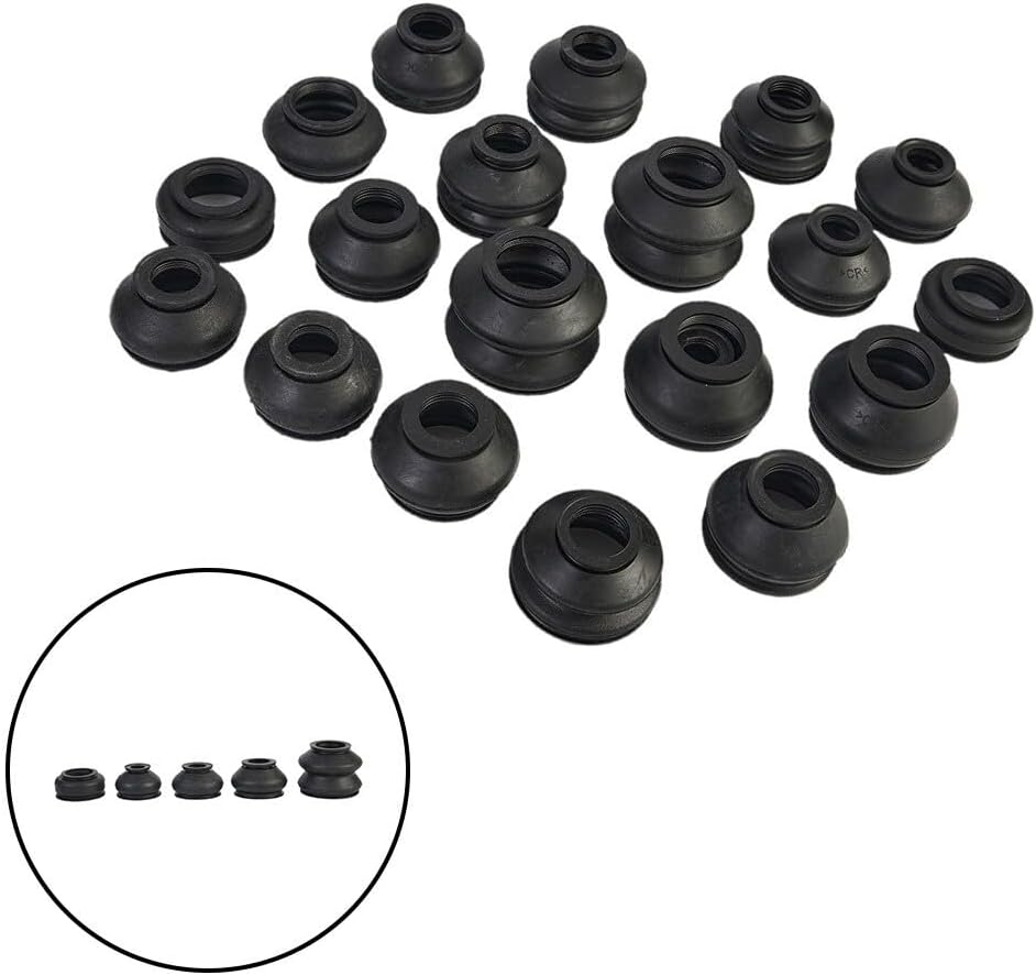 ya 4 8.14 28Pcs Ball Joint Boot Suspension Steering Dust Cover Track Tie Rod Linkage Kit