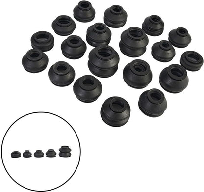 ya 4 8.14 28Pcs Ball Joint Boot Suspension Steering Dust Cover Track Tie Rod Linkage Kit
