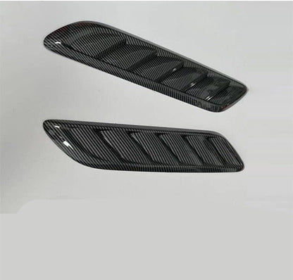 ya 12 10.8 zhengce Carbon Fiber Style car Hood Ventilation Spoon Cover Airflow Intake Accessor