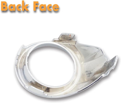 ya 7 8.24 baidi Right Chrome Front Fog Light Lamp Cover Bezel Trim Fit for Ford Fiesta 2009-2012