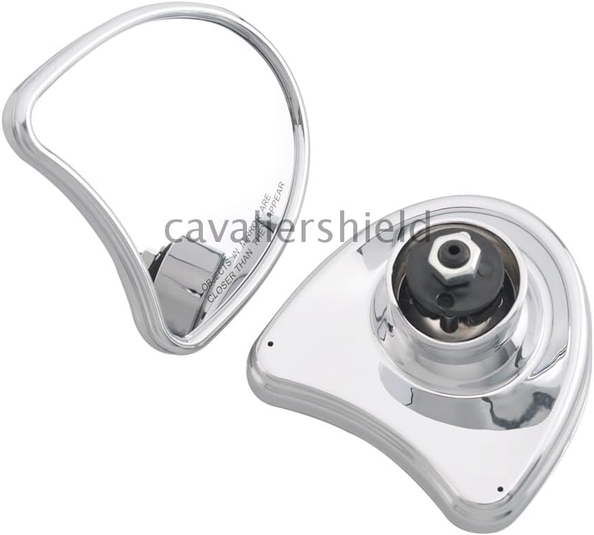 ya 13 9.15 baidi Chrome Batwing Inner Fairing Mount Side Rear Mirrors for Harley Touring 96-2013