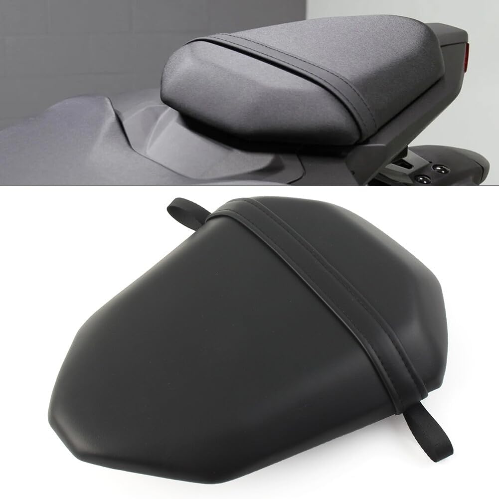 ya 4 8.8.2 Rear Passenger for SEAT Pillion Pad Fit for Yamaha FZ07 2014-2017 MT-07 2014-2017 Black