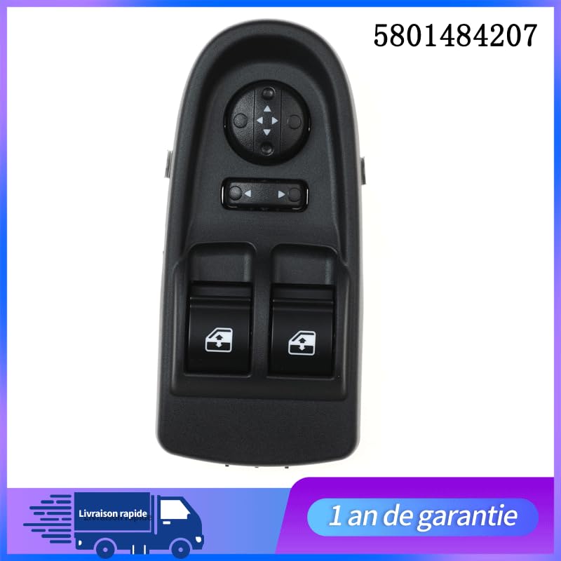 ya 13 9.15 baidi Interrupteur Bouton de Leve Vitre Gauche Retroviseur Pour Daily 11-14 58014