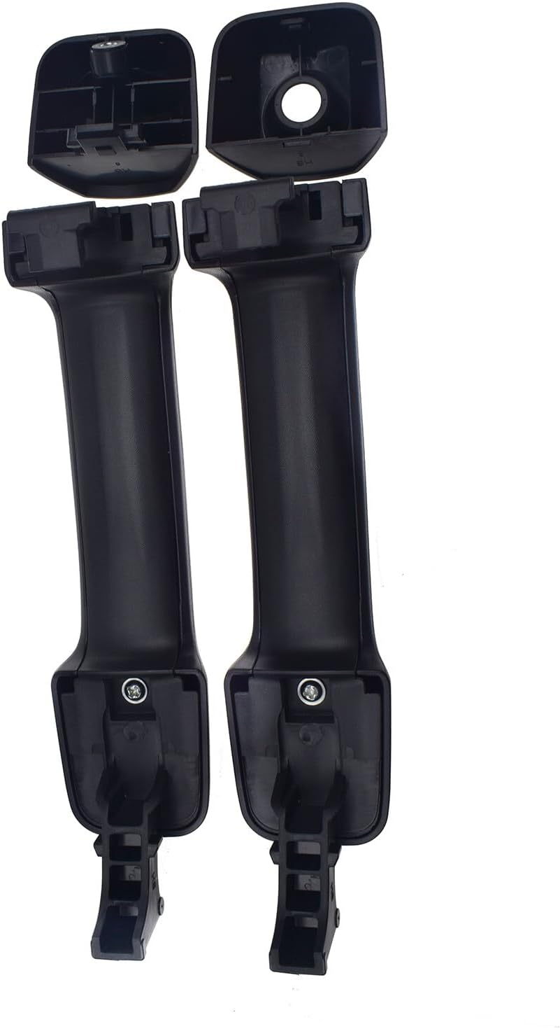 ya 2 8.15 Front Driver and Passenger Side Exterior Door Handle Black 2 Pieces for Toyota Tundra 
