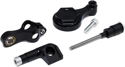 ya 4 8.14 Motorcycle Black CNC Steering Damper Bracket Mounting for Yamaha YZF R6 06