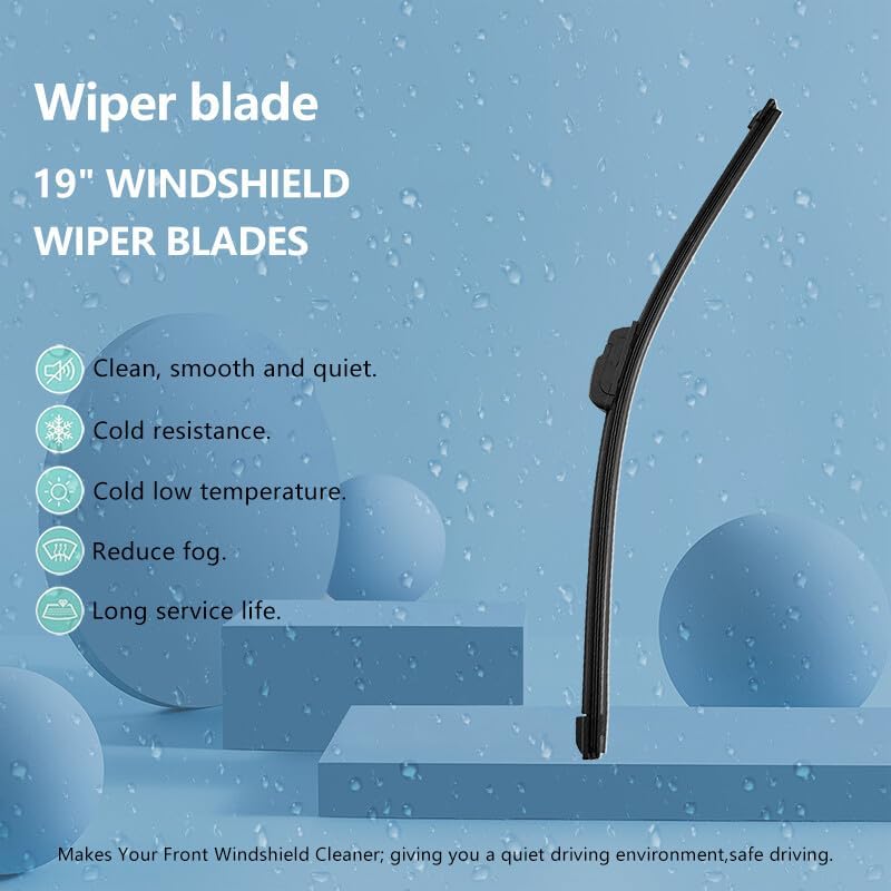ya 11 9.14 baidi19 Window Windshield Wiper Blade Rubber Soft Quality Bracketless F for Ram eless